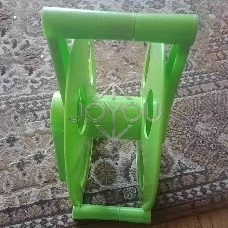 Avvolgitubo Domestico Multifunzione Portatile Professionale per Giardinaggio con Vassoio Portaoggetti in Plastica