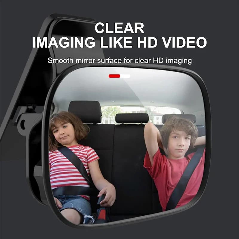 Parabrezza per auto Specchio a ventosa Visiera parasole Piastra Morsetto Specchio Specchietti retrovisori Monitor per bambini per bambini Angolo regolabile