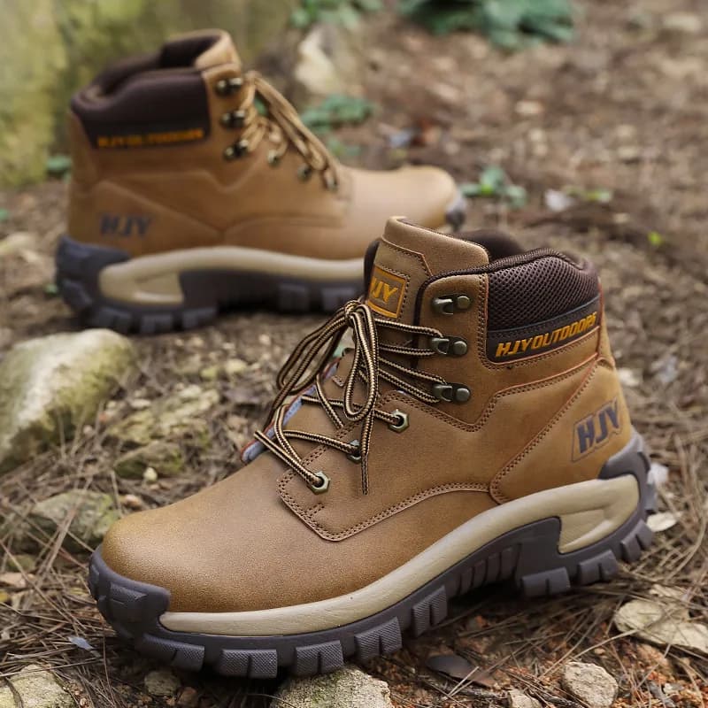 Nuove scarpe da trekking all'aperto da uomo stivaletti traspiranti antiscivolo con lacci da uomo scarpe sportive casual ammortizzanti con suola spessa da uomo