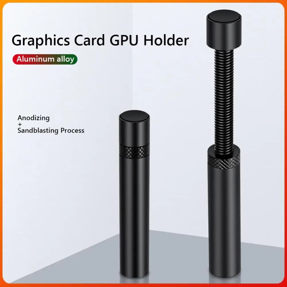 Supporto Verticale Telescopico Girevole per Scheda Video, Supporto GPU in Lega di Alluminio per Schede Grafiche