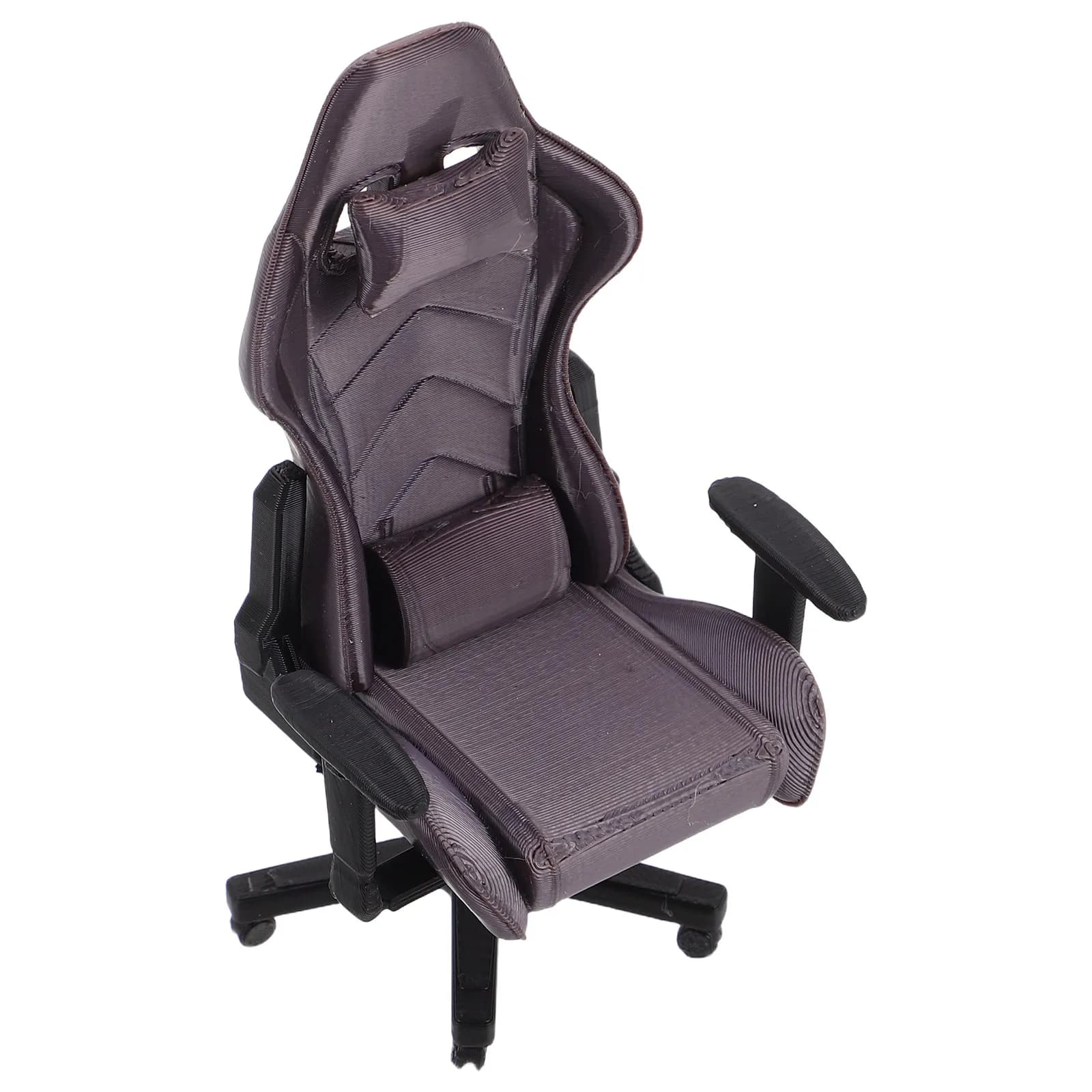 Sedia da Gaming in Miniatura Scala 1:12, Arredamento Realistico per Casa delle Bambole, Accessori per Ufficio in Miniatura