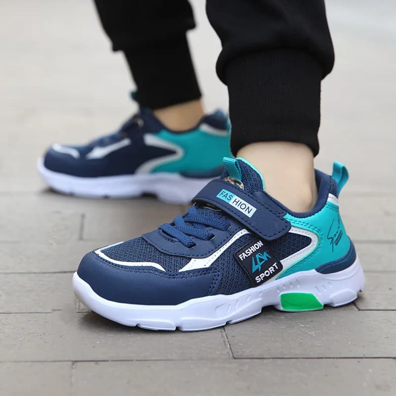 Kids Student Flat Casual Shoes Children Sneakers for Boys Mesh Breathable Running Sports Shoes Non Slip Sneakers for Boys Kids