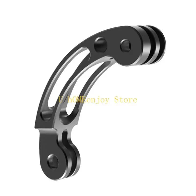 B0KF Camera Poles Aluminum Helmets Extension Arm For Action Camera Curved Rod