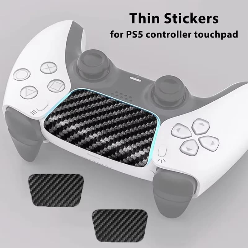 Adesivi skin per controller PS5 Adesivo multistrutturazione tinta unita per protezione gamepad touchpad Playstation 5 (2 pezzi)