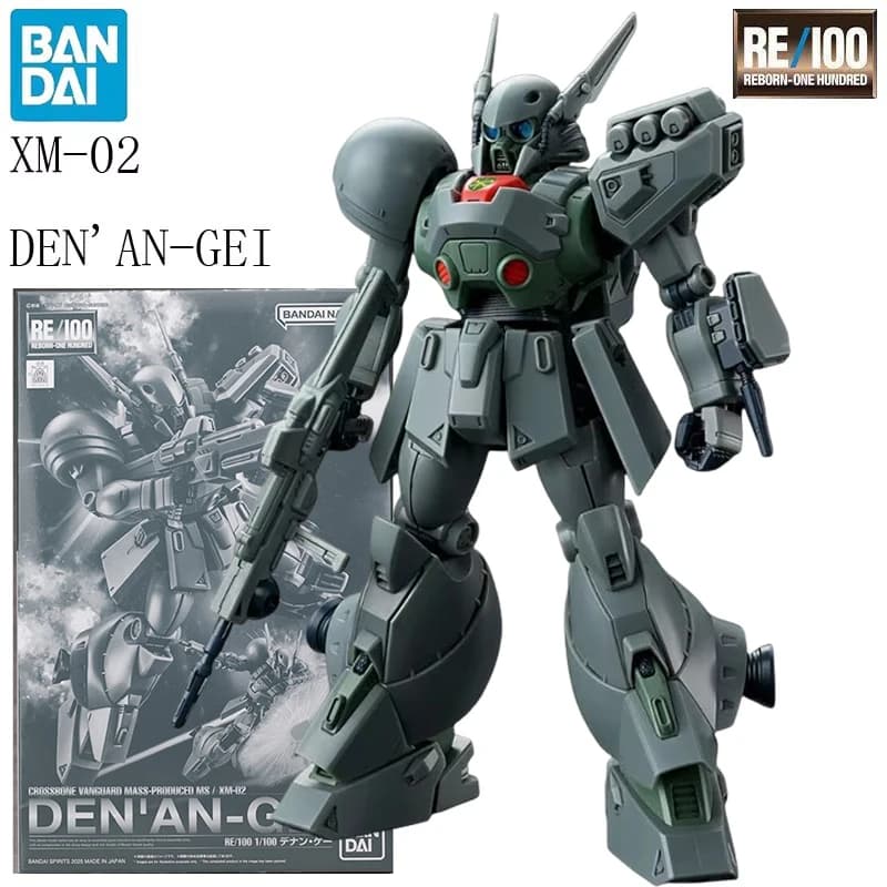 In Magazzino BANDAI PB LIMITED RE 1/100 Mobile Suit Gundam F91 XM-02 DEN'AN-GEI Anime Action Figures Modello di Montaggio Collezione Giocattolo