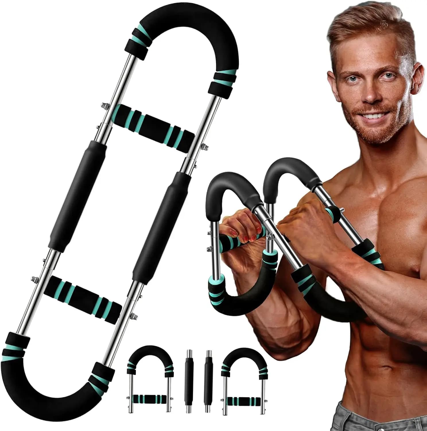 Equipment, Twister Arm Trainer with adjustable resistance from 60-110 pounds, Portable Pettyrene for Men, Fitness and Strength Training