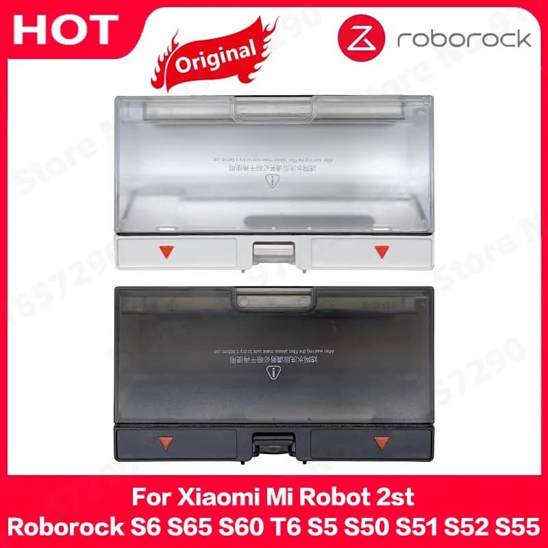 Per Xiaomi Mi Robot 2st Roborock S6 S65 S60 T6 S5 S50 S51 S52 S55 Scatola della polvere Pare Parti Scatola della pattumiera con accessori filtro