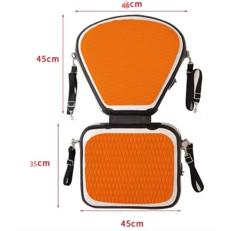 PVC surf paddle board inflatable seat, kayak canoe waterproof backrest cushion, adjustable seat