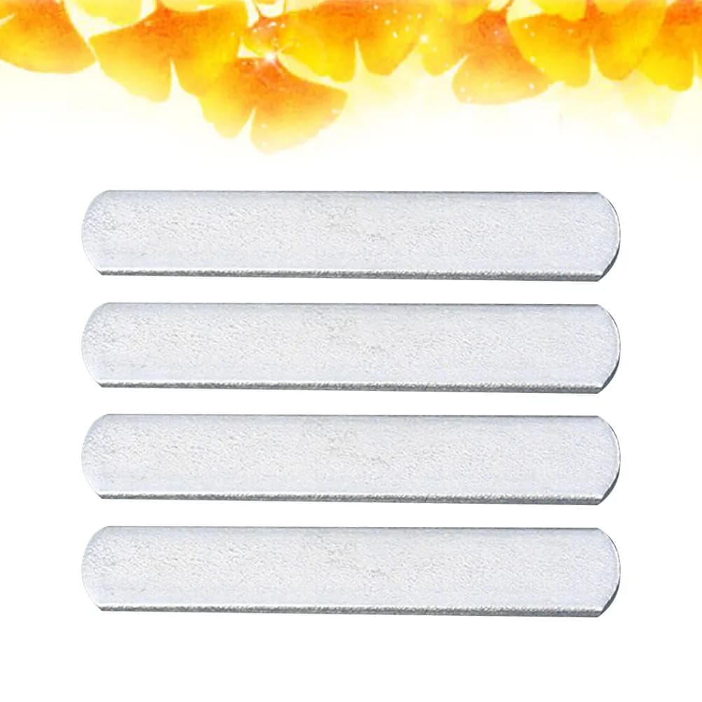 4 Pieces Premium Steel Plates 0.2 kg each, with Rounded Angles, Electroplated Lyscia Surface for Zavorrato vest, Legs and Arms Straps