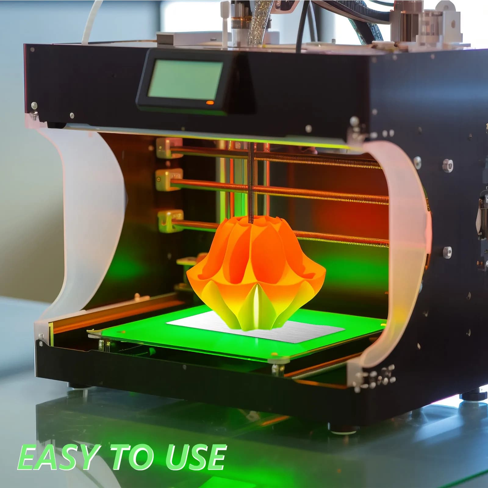 Piastra in Acciaio per Stampante 3D, Piattaforma Riscaldata, Accessori per Stampa 3D, Superficie di Stampa Stabile e Precisa, Fogli per Piano Riscaldato