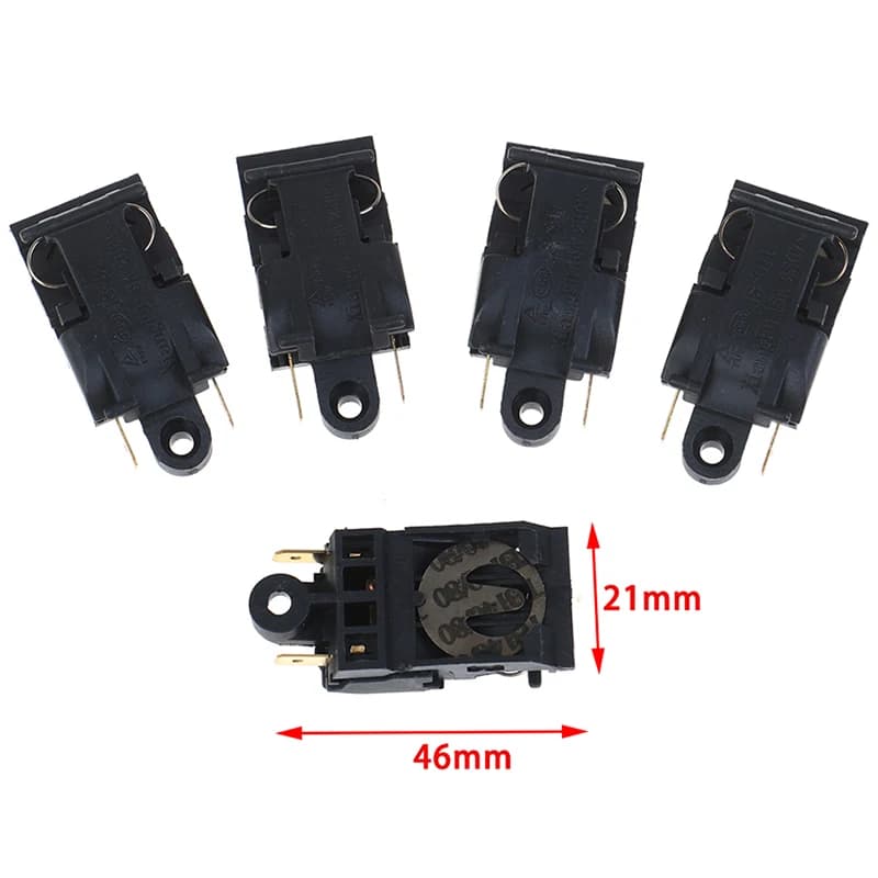 oFo5 pieces Thermostatic switch for 16A boiler, pressure switch for electric kettle