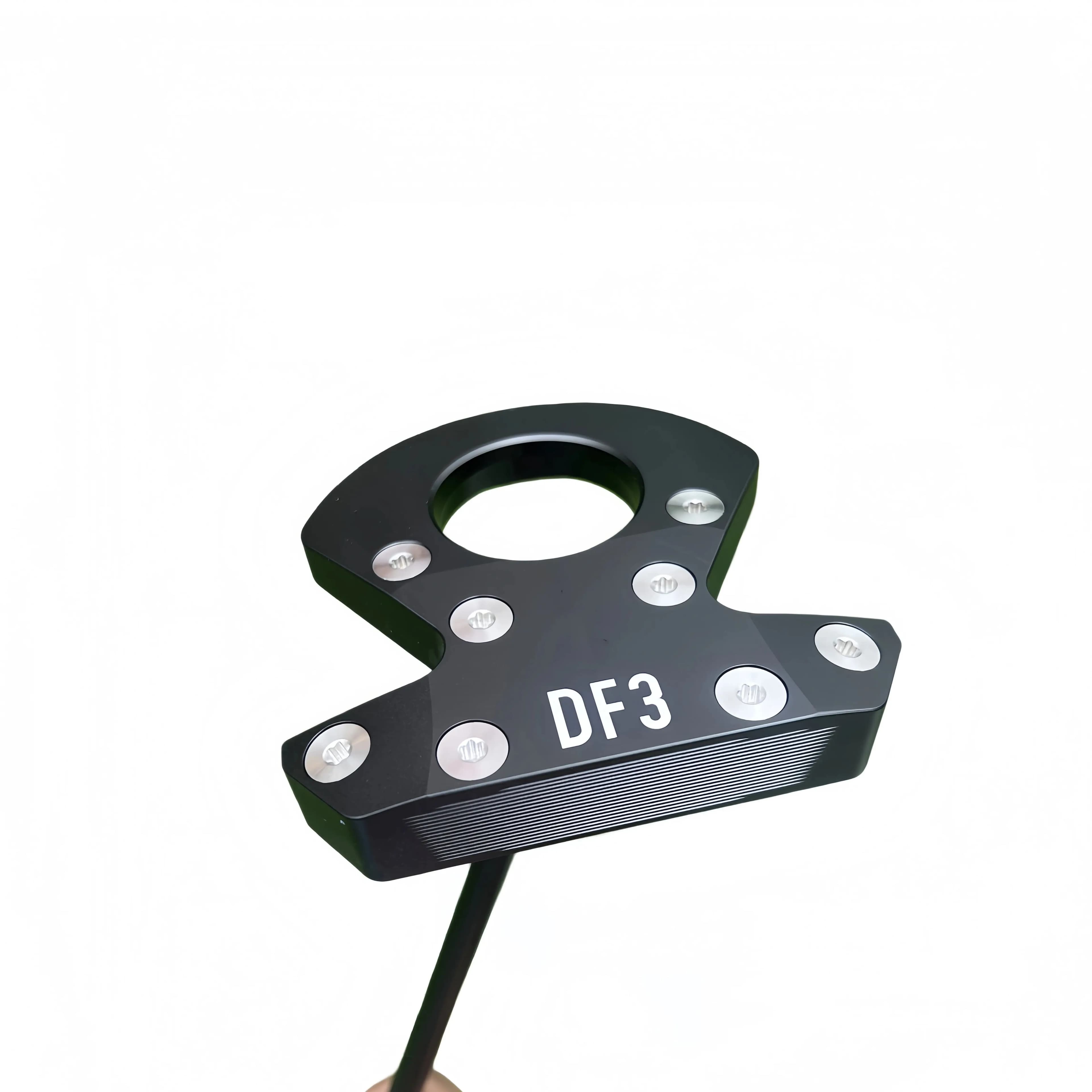 Putter da Golf DF3 Zero Torque con Impugnatura Triangolare Stabile Anti-Off Target per Golfisti