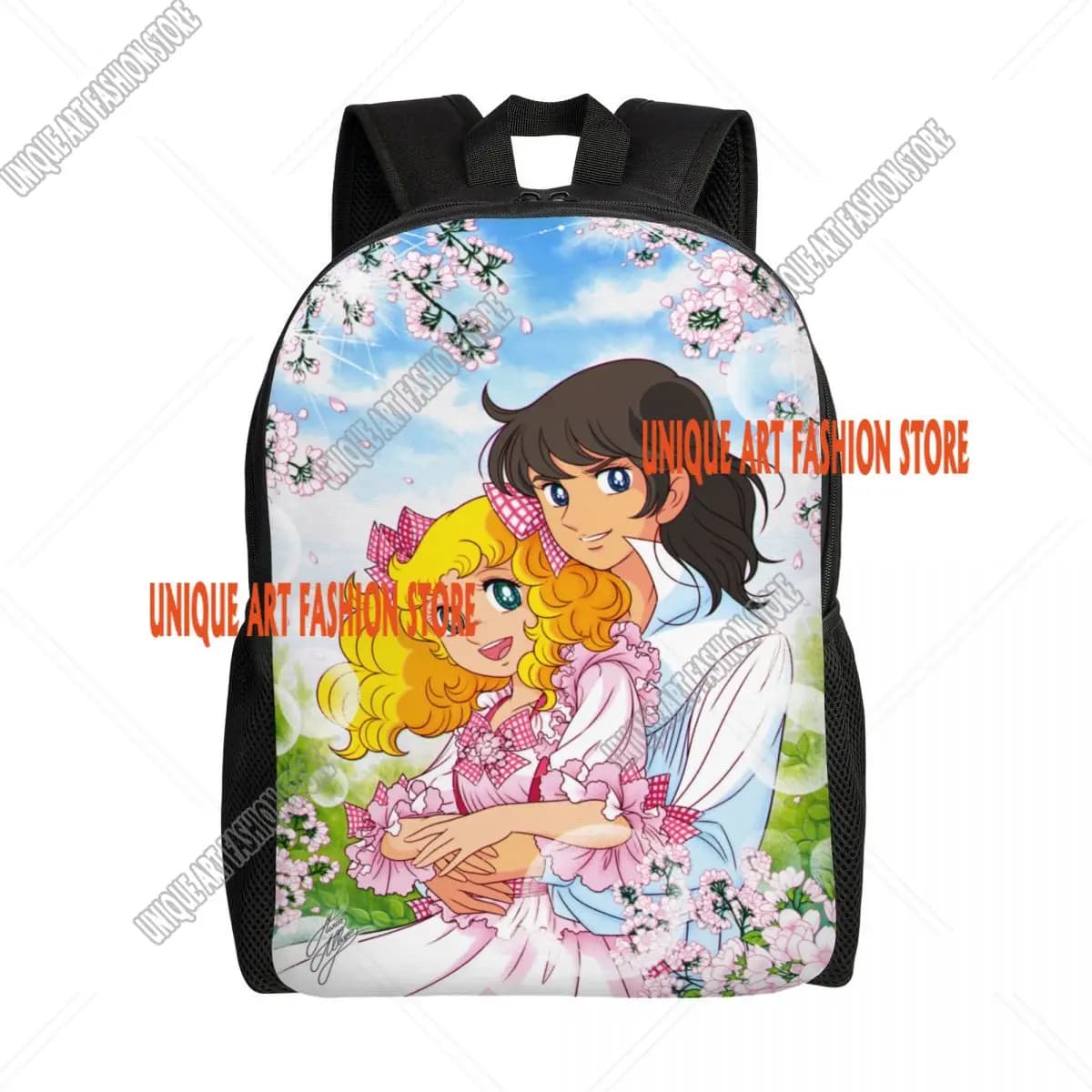 Zaino per laptop Candy Candy Zaino per libri casual da donna per studenti universitari della scuola Borse per ragazza dei cartoni animati Anime Manga