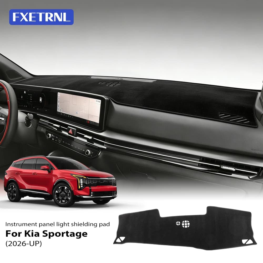 Tappetino Antiscivolo per Cruscotto Kia Sportage NQ5 2026 LHD, Protezione Estiva per Auto, Accessori Parasole
