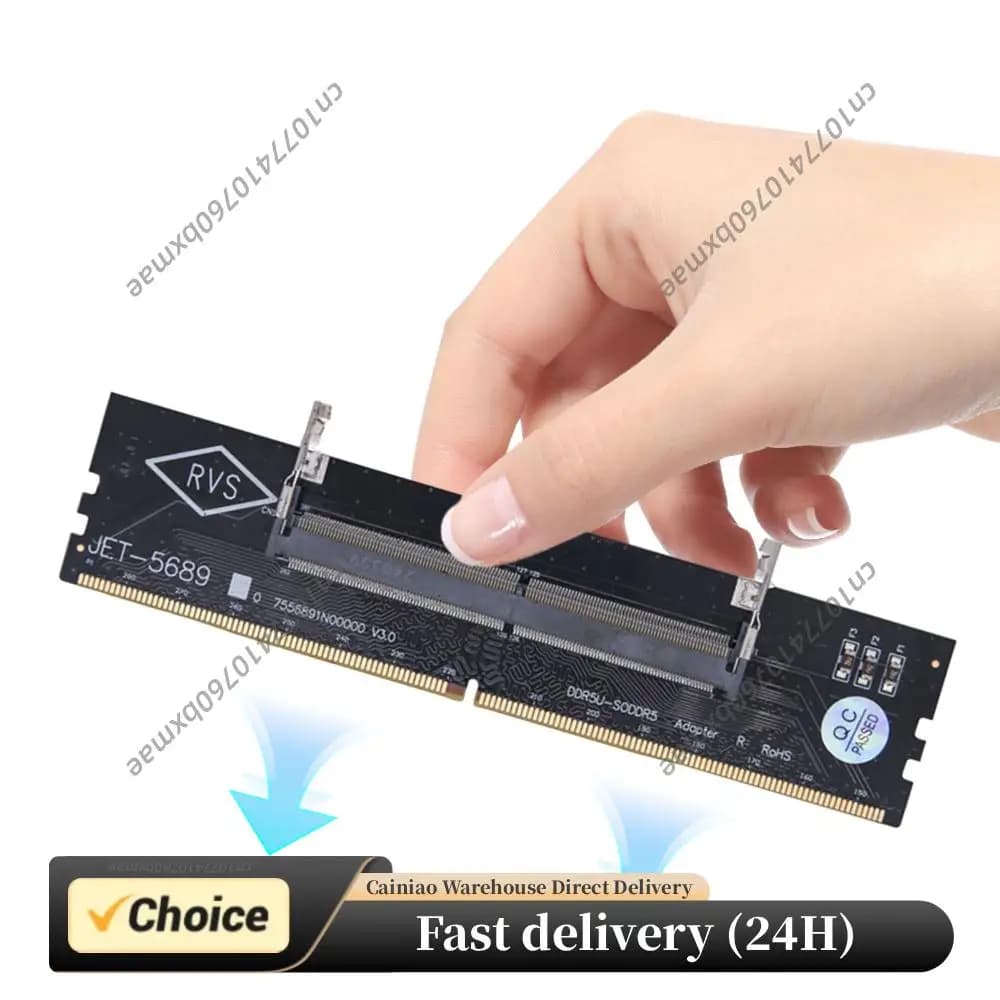 Adattatore di memoria da laptop a desktop DDR5, connettore di memoria multiuso, convertitore per PC, accessorio fai-da-te per computer