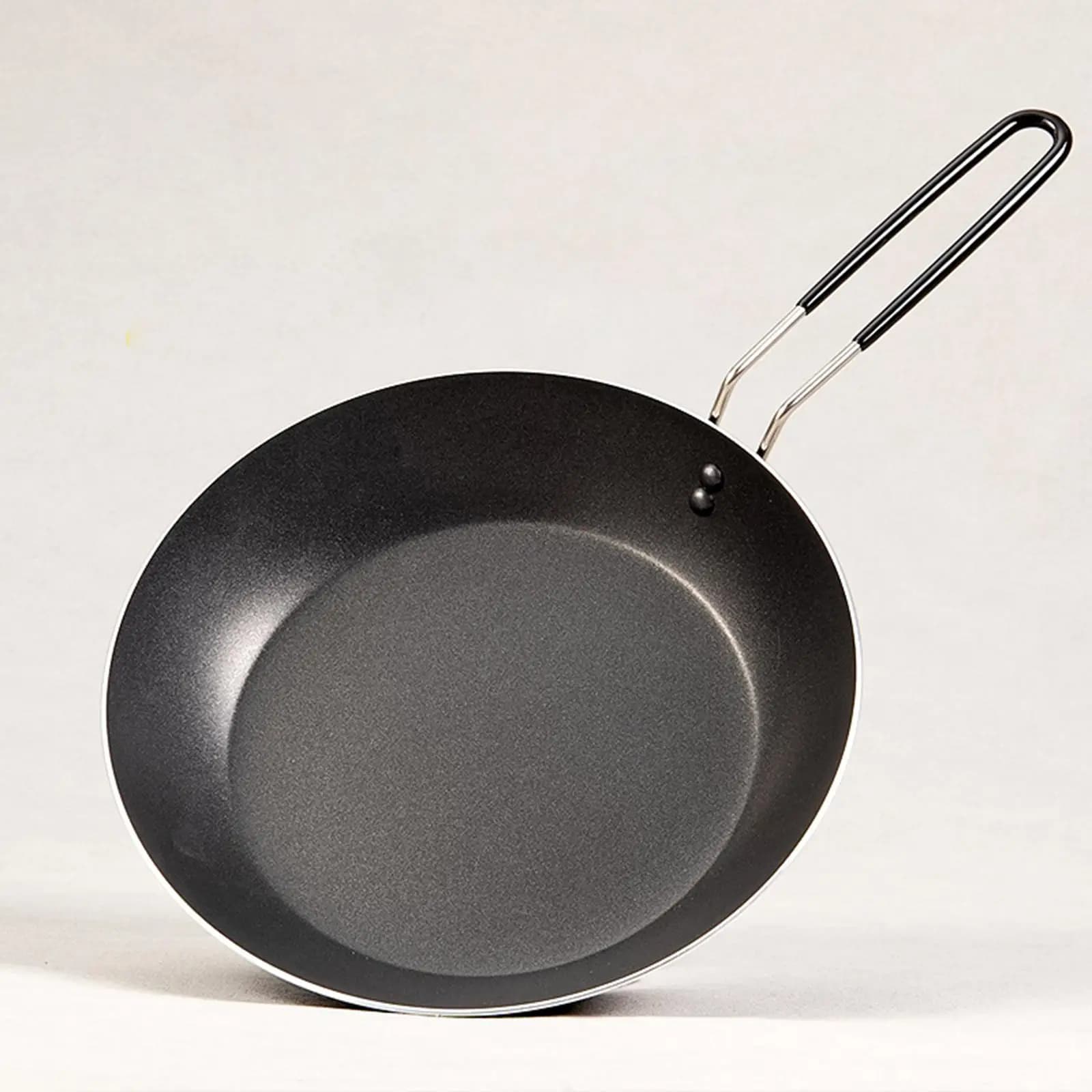 Camping Fry Pan Heat Resistant Non Stick Skillet for Fishing Hiking BBQ