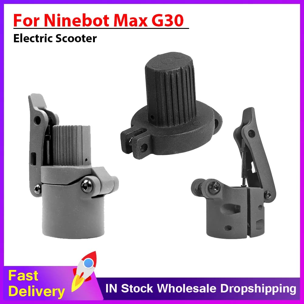 Base per asta pieghevole per accessori per scooter elettrici Ninebot MAX G30 Parte di ricambio con fibbia di fissaggio pieghevole