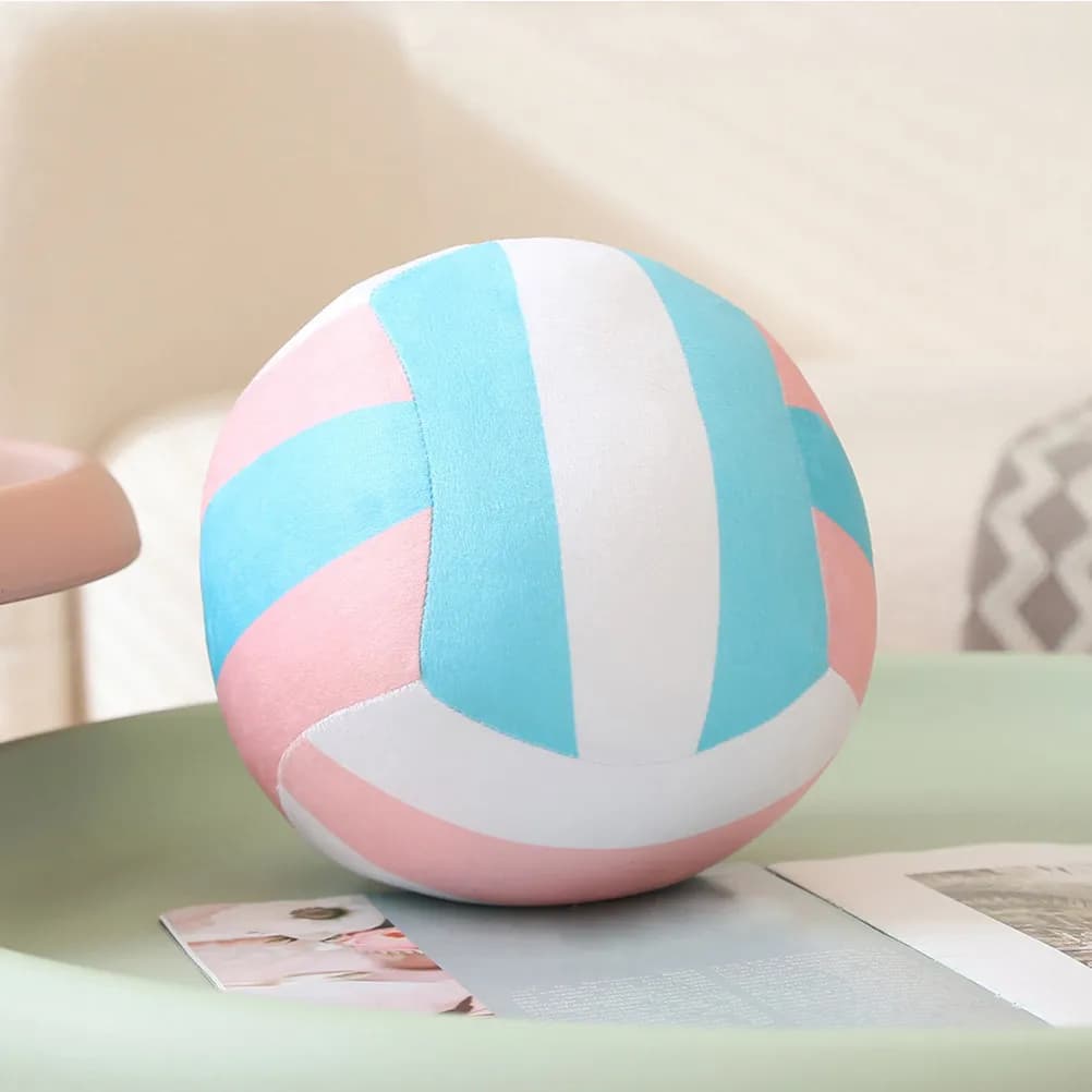 Cuscino da Pallavolo Morbido in Tessuto Delicato sulla Pelle, Imbottito in Cotone PP, Decorativo per Ragazze Adolescenti, Camera da Letto, Amanti della Spiaggia e dello Sport