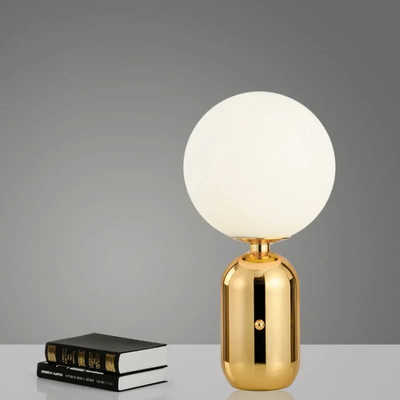Nordic Bedroom High-end Bedside Lamp Ins Style Light Luxury Living Room Glass Designer Modern Simple Bedside Light Home Decor