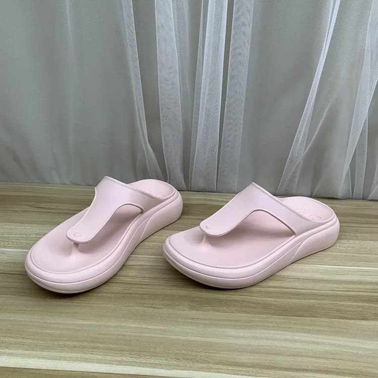 Sandals Slip-On with Heel Thickness, Breathable, Sporty, Casual, Summer slippers with Plastic Plate Fund