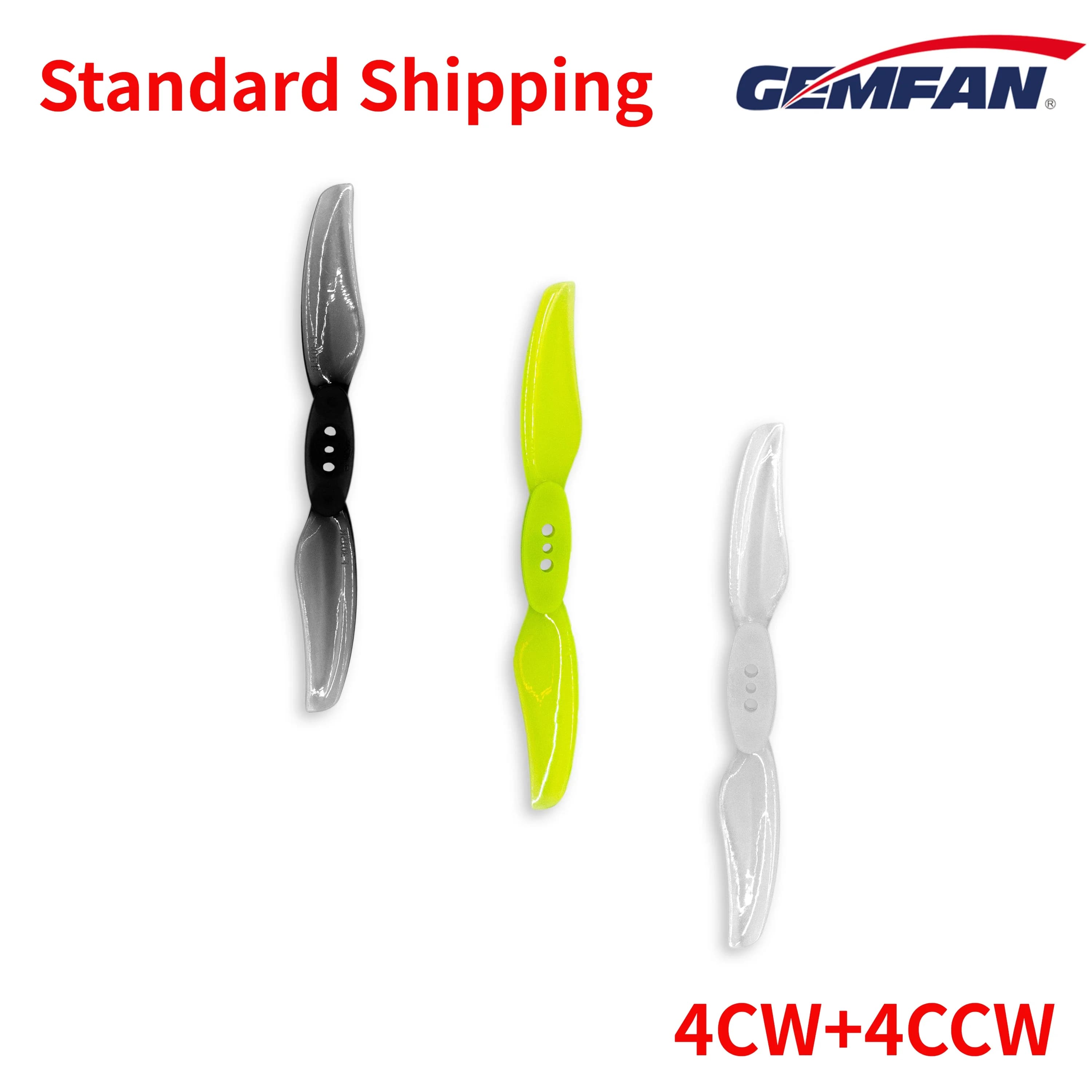 4 paia (4CW + 4CCW) Gemfan F3015 elica pieghevole a 2 pale (colore casuale) per RC FPV Freestyle 3 pollici 18650 1S droni stuzzicadenti