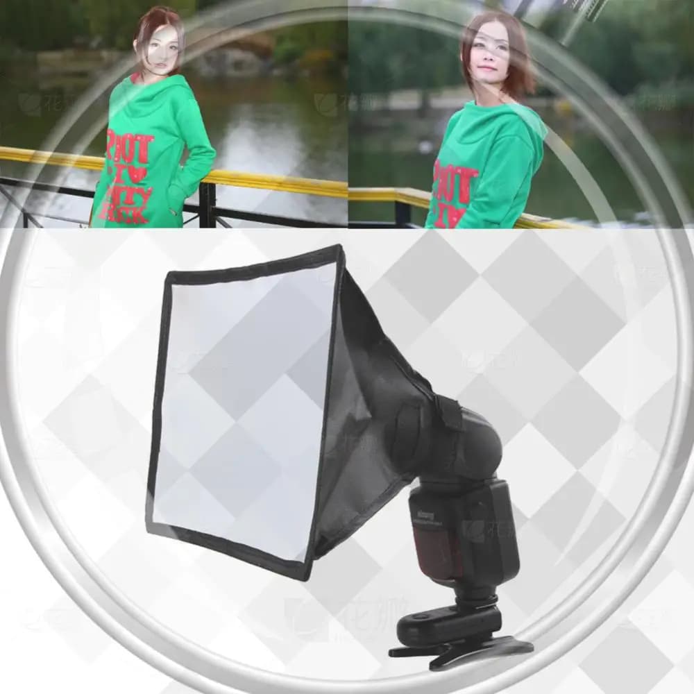 Diffusore Flash Fotografico Softbox Universale Riflettore Accessori per Flash per Nikon e Canon