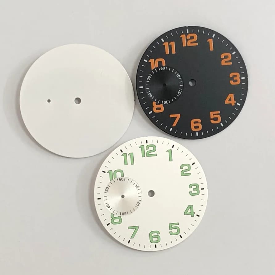 41mm Big 6497 Dial Enamel White Or Luminous Dial Suitable For ETA6497/ST3600 Movement Watch Accessories BP1223-25