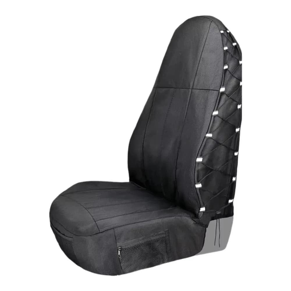 Oxford Cloth Car Front Seat Cover Waterproof Oil-resistant Auto Seat Protector Anti-scratch Adjustable Size Car Seat Cushion