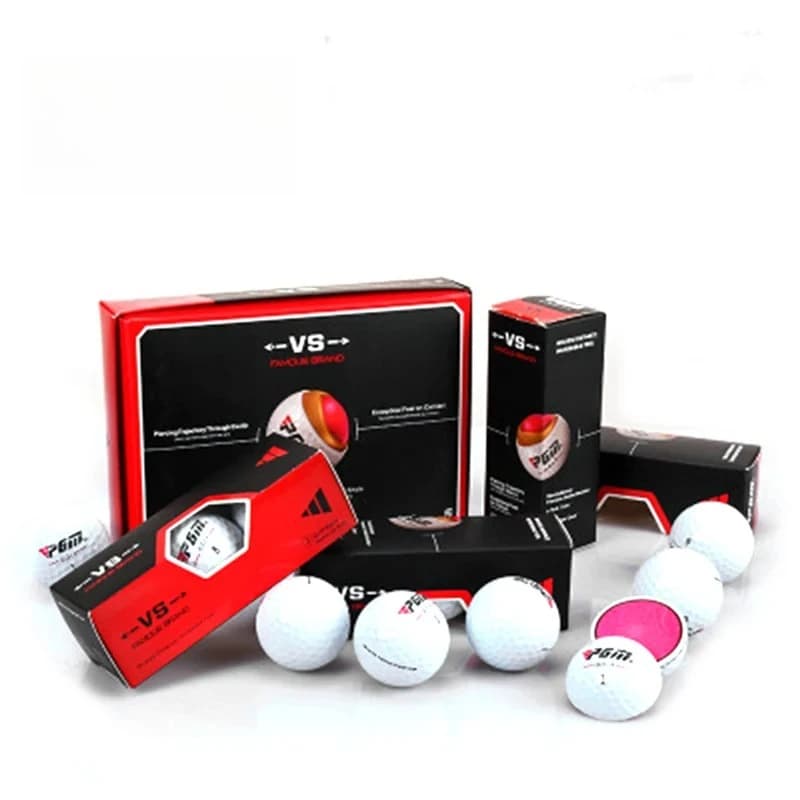 Set di Palline da Golf Originali a Tre Strati, Confezione Regalo, Set da 12 o 3 Palline per Uso in Gioco