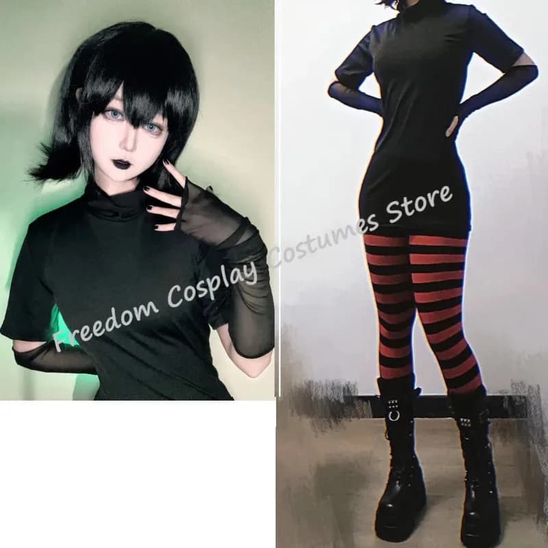 Mavis Dracula Costumes Cosplay Mask Wig Hotel Transylvania Role Game Halloween Carnival Children's Day Clothing Boys;5