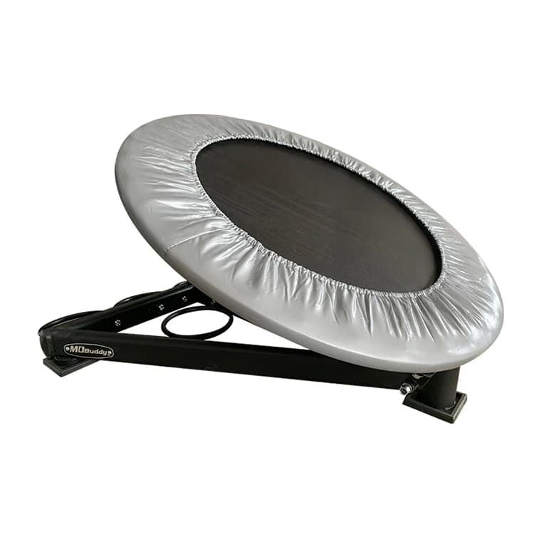 Rebound Trampoline with Medical Ball for Exercises Mini Foldable Fitness Trampoline for Training with Ball 2025