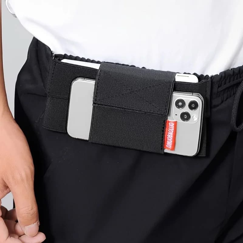 Marsupio sportivo invisibile per telefono cellulare Marsupio portatile da uomo Borsa elastica per telefono cellulare da lavoro all'aperto da donna