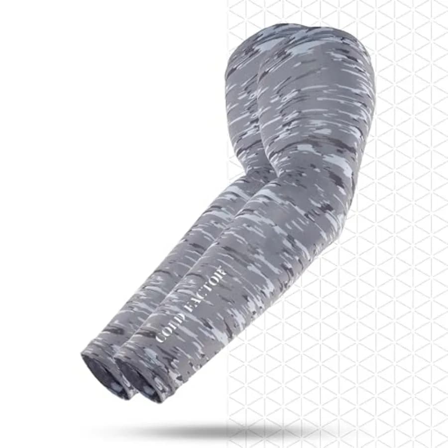 Compression Arm Sleeves Cooling, Moisture Wicking, UPF 50+ Sun Protection, Quick-Dry, for Sports, S-M and L-XL