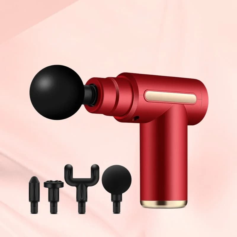 Mini Pistola Massaggiante LCD Portatile per Fitness, Piccola Pistola Elettrica per Massaggi, Regalo per Colonna Cervicale