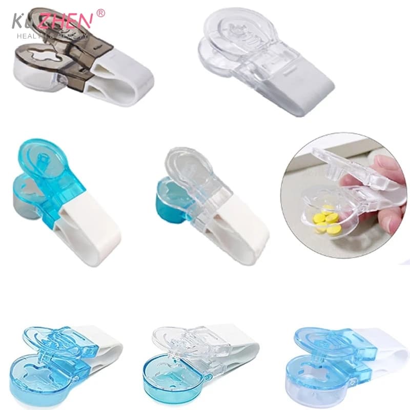 1 pz nuovo portatile pillola Taker Anti inquinamento artefatto Dispenser di farmaci pillola Taker Cup Organizer per vitamine pillola Popper