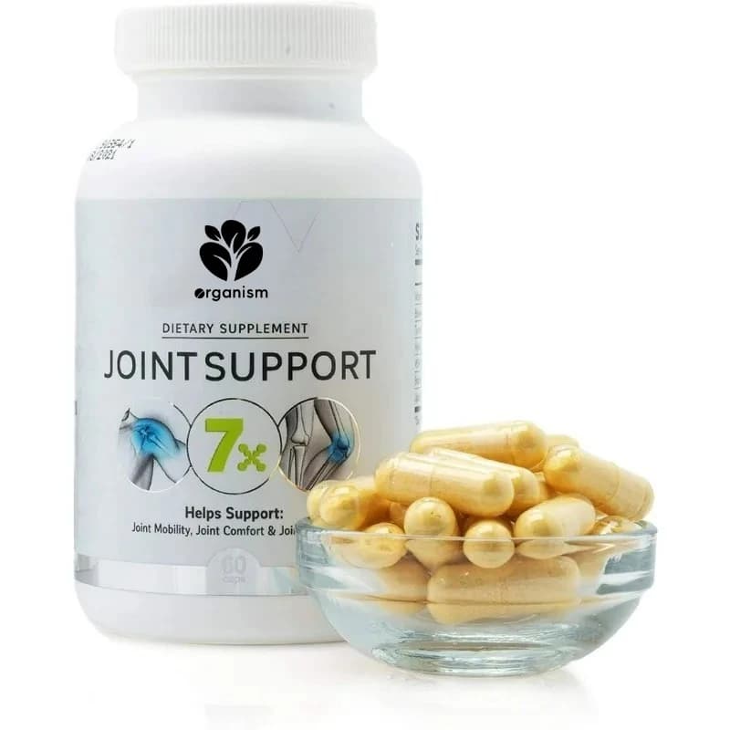 Joint support supplement - for the health of joints, bones and muscle support - containing turmeric, collagen and vitamin C