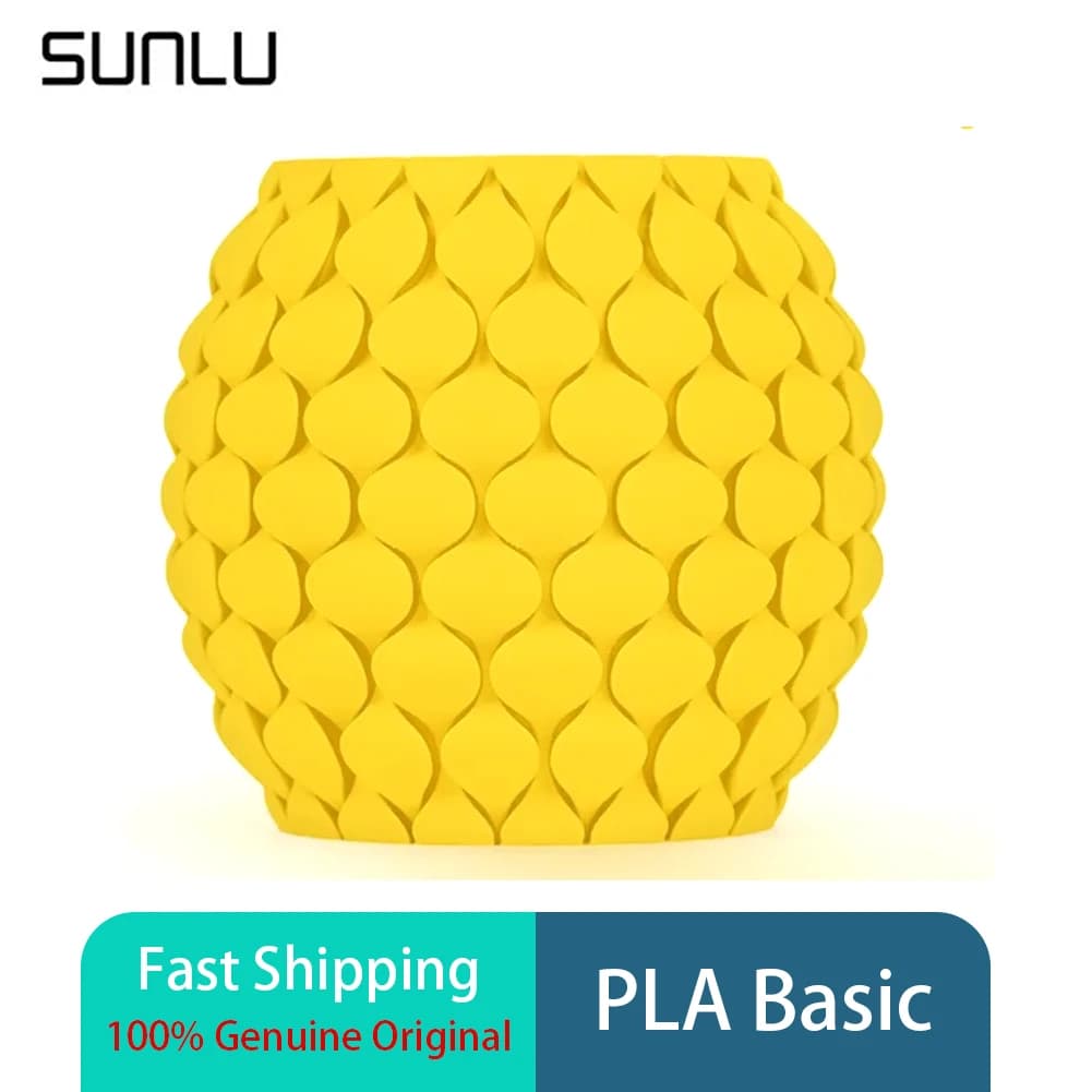 SUNLU PLA 3D Filament 1.75mm 1KG Spool Multi-Color Neatly Wound Non-Toxic Odorless No Bubbles Bright Colors FDM Fast Shipping
