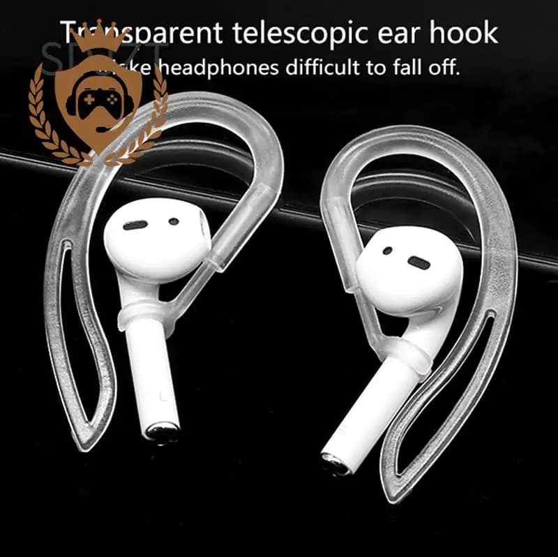 Per Airpod Pro 2 Earpods Ganci per l'orecchio Supporto per auricolare Bluetooth Sport Anti caduta Ganci per le orecchie in silicone antiscivolo Cinghie Grip