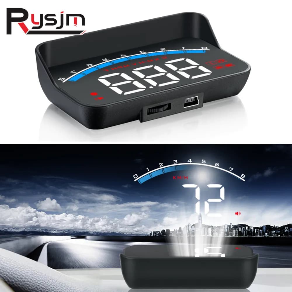 OBDHUD M6S OBD2 HUD tachimetro per Auto digitale Head Up Display proiettore per parabrezza accessori per Auto Computer di bordo