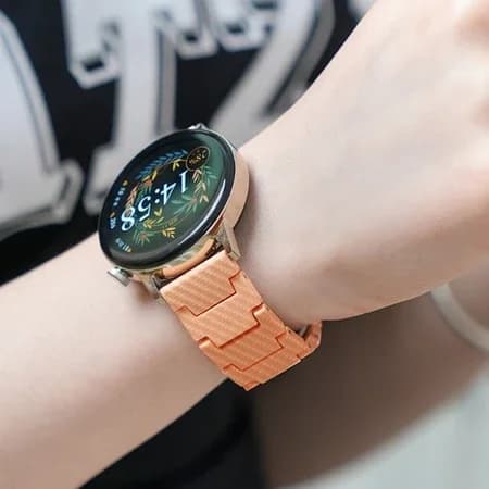 20mm-22mm resin bracelet for Samsung Galaxy watch 7 6 5 pro/4-6 classic 46/42mm/Active 2 44mm Amazfit bip 6 5 bracelet for watch