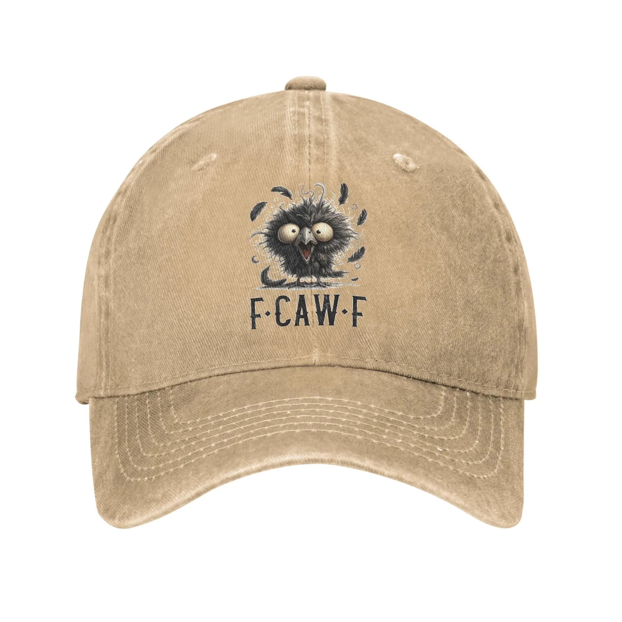 F Caw F Cute F Caw F Bird Meme Casual Baseball Cap For Women Men Summer Hiking Fishing Hip Hop Hats Y2k Retro Baseball Caps