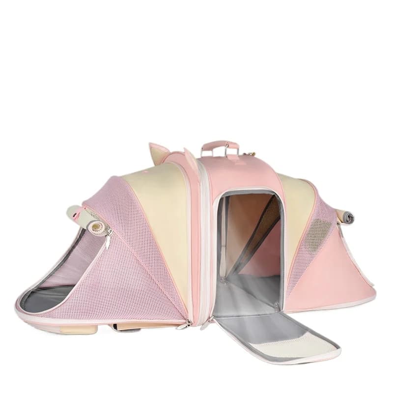 Tenda da trasporto pieghevole per animali domestici, tenda/zaino espandibile per gatti, borsa da viaggio per animali domestici, tenda/zaino da esterno per gatti con tracolla