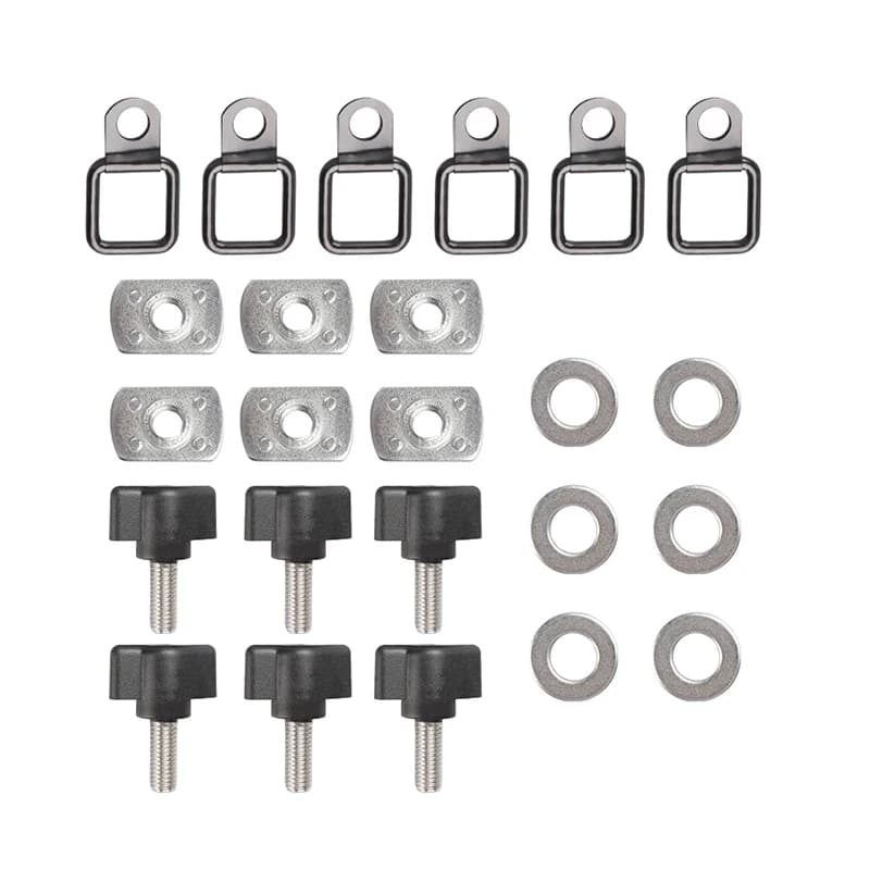Set di bulloni a vite multiuso a sgancio rapido per camioncini, rimorchi, barche, ecc., accessori di ricambio per ancoraggio con anello a D