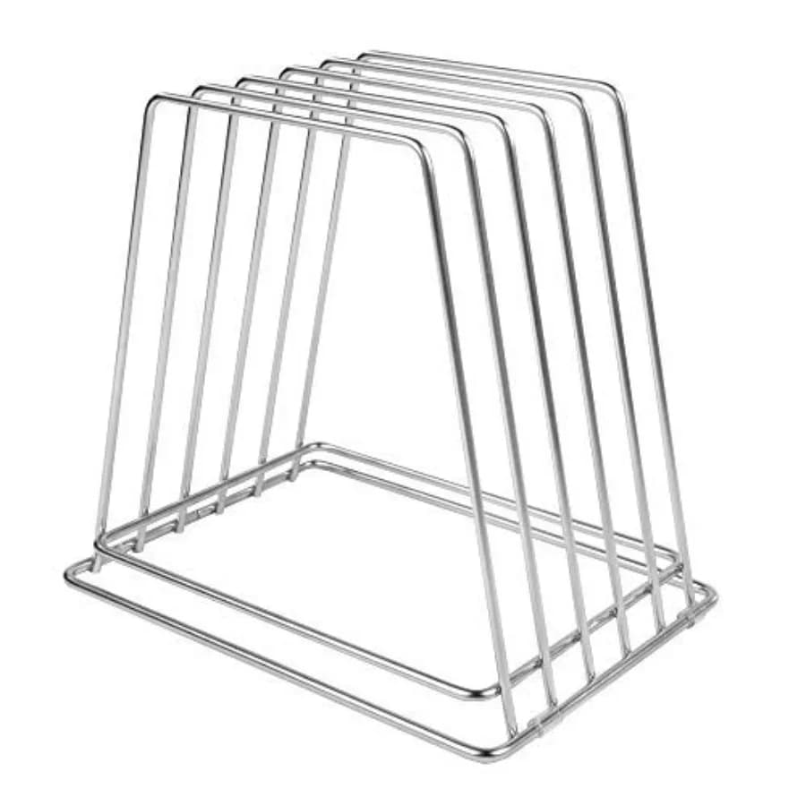 Organizzatore Professionale per Taglieri da Cucina, Rastrelliera in Acciaio Inox con Fessure da 1 Pollice per Teglie e Padelle, Approvato NSF per Uso Commerciale