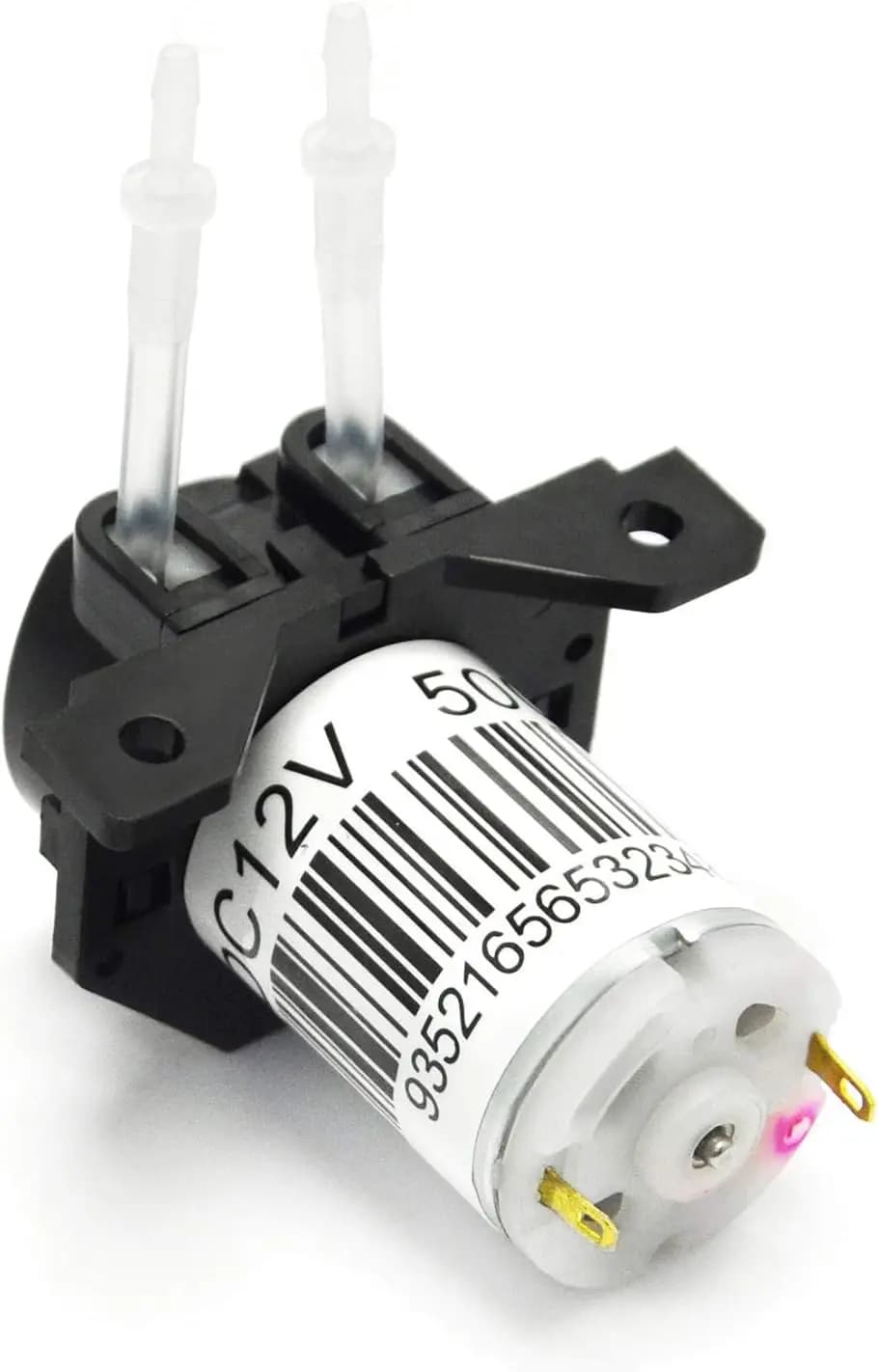 Pompa Dosatrice Peristaltica 12V DC con Connettore per Arduino, Acquario, Laboratorio e Progetti Fai-da-Te