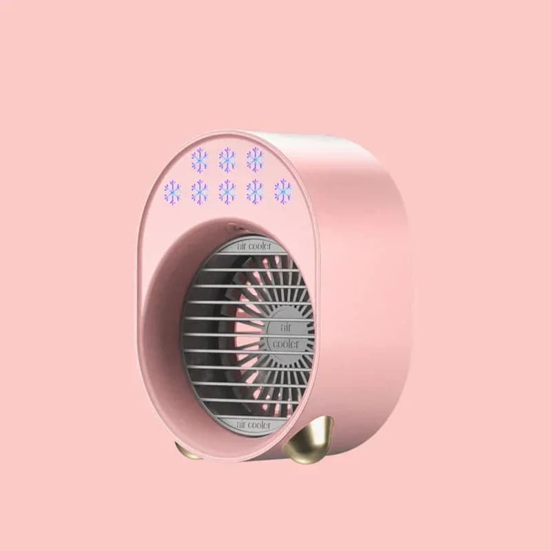 Ventilatore da tavolo USB Piccolo tavolo personale Ventilatore per aria condizionata Vento forte Funzionamento silenzioso Mini ventilatore portatile fresco per camera da letto dell'ufficio