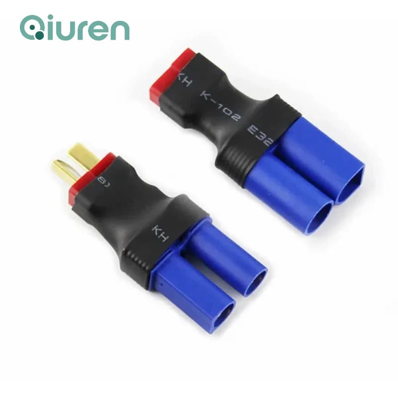 50PCS T-Plug Style to EC5 Male Female RC Connector Adapter