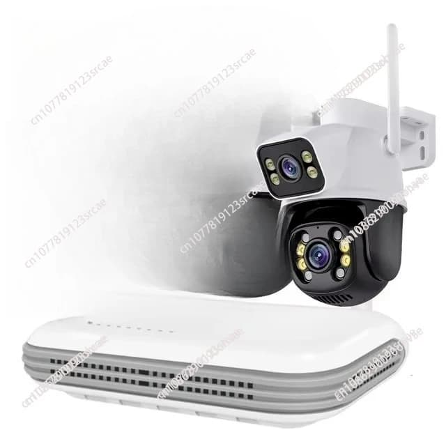 6MP 4CH 8CH Sistema di telecamere di sicurezza domestica wireless Rete Ptz wireless Kit Nvr wireless Sistema di telecamere CCTV domestico
