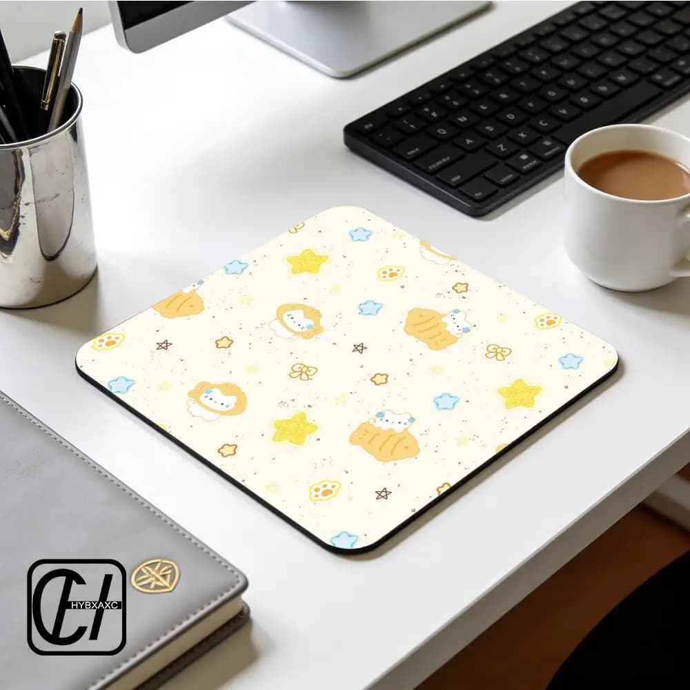 Tappetino per mouse Taiyaki Kitten, tappetino per mouse di piccole dimensioni, tappetino per mouse da gioco, tappetini per tastiera e mouse, tappetini per scrivania del computer