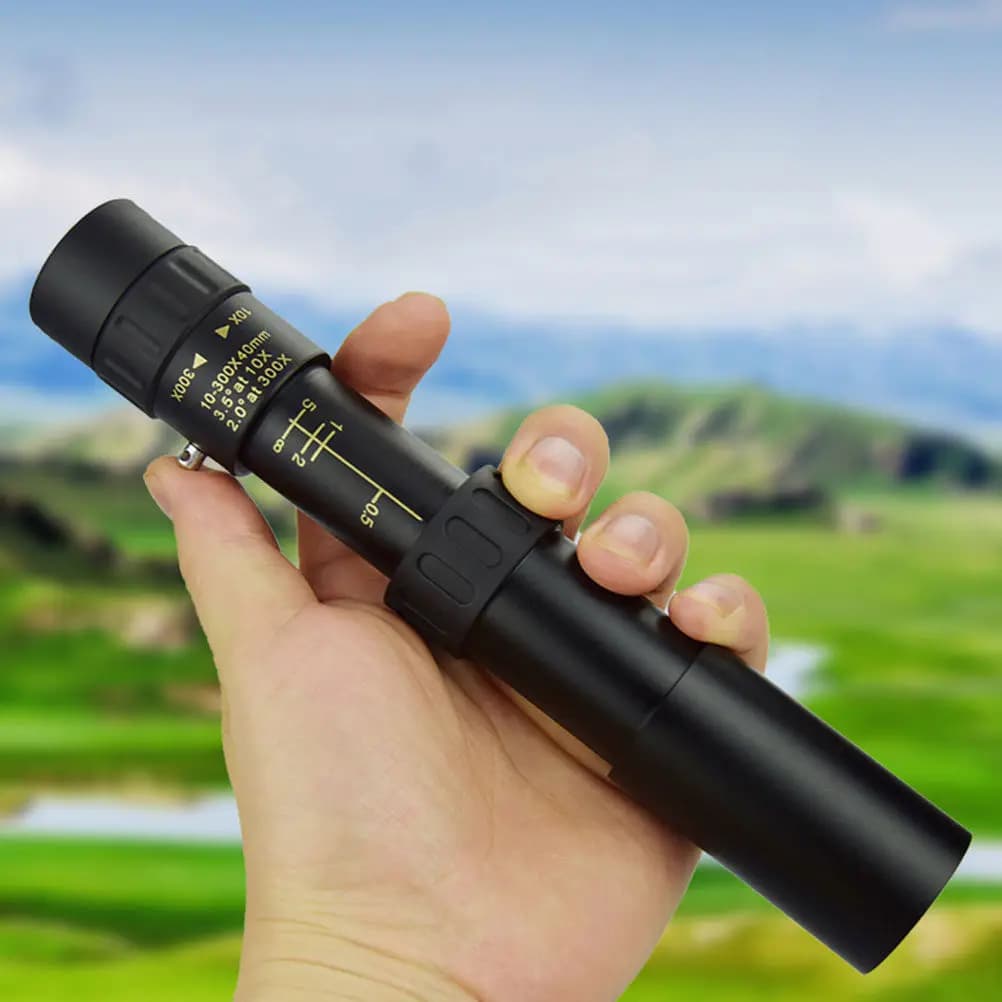 1Pcs High Definition Monocular Telescope Bright Clear Portable Outdoor Single Tube for Bird Watching Hiking Hunting